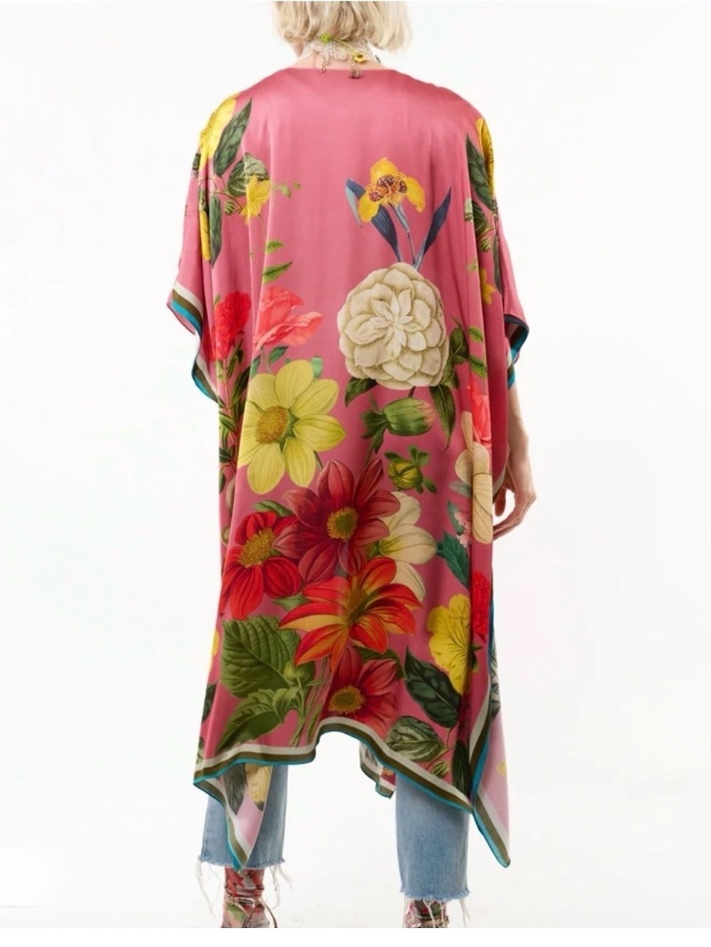 My Valentine Hand Beaded Kimono by Aratta, NWT - Picture 2 of 6